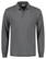 Santino Poloshirt met lange mouw Matt - Dark grey
