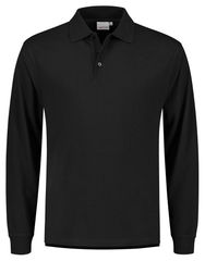 Santino Poloshirt met lange mouw Matt