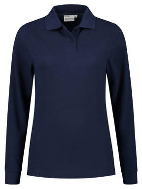 Santino Poloshirt met lange mouw Matt Ladies - Real navy