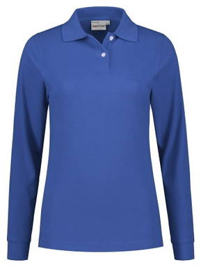 Santino Poloshirt met lange mouw Matt Ladies - Royal blue