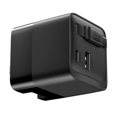 Urban Vitamin Mendocino 65W GaN lader, uittrekbare kabel