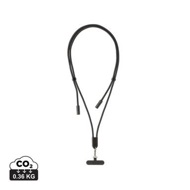 LoopAmp RCS rPET verstelbaar telefoonkoord met 60W kabel