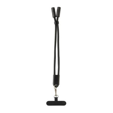 LoopAmp RCS rPET verstelbare telefoonarmband 60W kabel