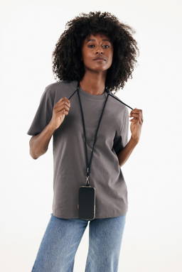 CarryLoop RCS rPET verstelbare lanyard met telefoonhouder