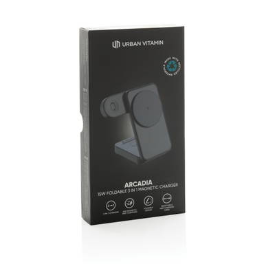 Urban Vitamin Arcadia RCS rplastic 15W 3-in-1 magn. oplader