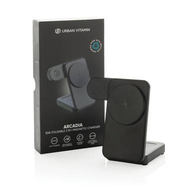 Urban Vitamin Arcadia RCS rplastic 15W 3-in-1 magn. oplader