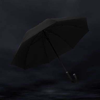 Swiss Peak Vero Aware™ RPET 25” umbrella met luxe handvat