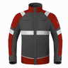 Charcoal/rood
