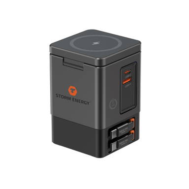 Urban Vitamin Sacramento 105W GaN lader, uittrekbare kabels