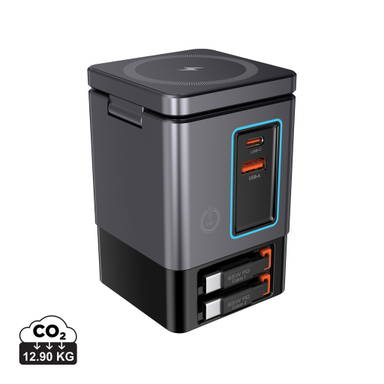 Urban Vitamin Sacramento 105W GaN lader, uittrekbare kabels