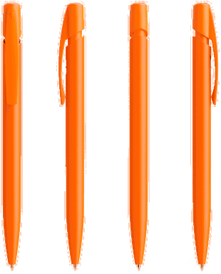 BIC Media Clic balpen - Oranje