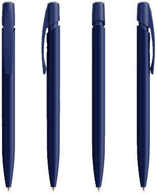 BIC Media Clic balpen - Marineblauw
