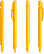 BIC Media Clic balpen - Geel