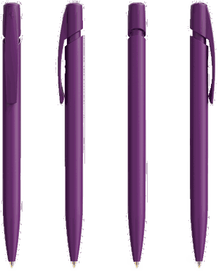 BIC Media Clic balpen - Paars