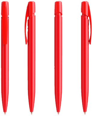 BIC Media Clic balpen - Rood