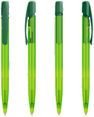 BIC Media Clic balpen - Frosted Groen