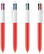 BIC 4 Colours ballpoint pen - White/red