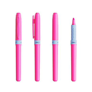 BIC® Brite Liner® Grip Markeerstift
