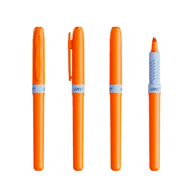 BIC® Brite Liner® Grip Markeerstift