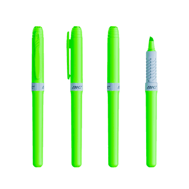 BIC® Brite Liner® Grip Markeerstift