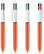 BIC 4 Colours Fine ballpoint pen - White/orange