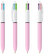 BIC 4 Colours Fashion ballpoint pen - White/Pastel Purple