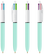 BIC 4 Colours Fashion ballpoint pen - White/Light Blue