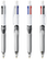 Stylo BIC 4 couleurs 3 couleurs avec crayon - Blanc/gris