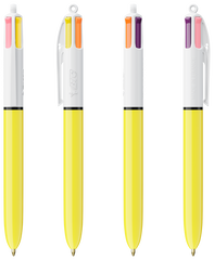 BIC 4 kleuren balpen Sun met lanyard