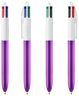 White/Metallic Purple