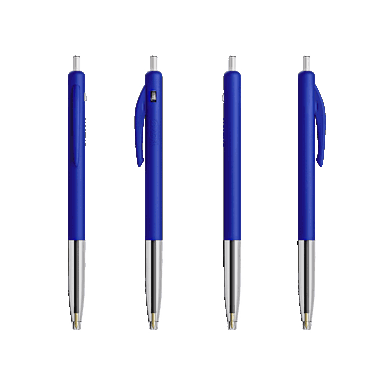 BIC M10 Clic balpen - Blauw