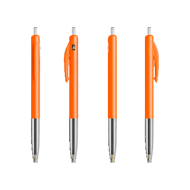 BIC M10 Clic balpen - Oranje