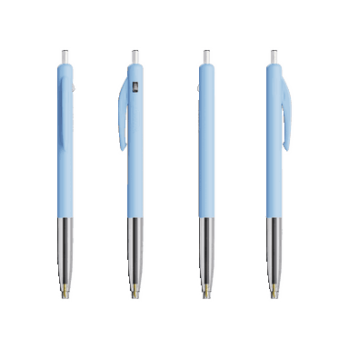 BIC M10 Clic balpen - Pastel Blauw