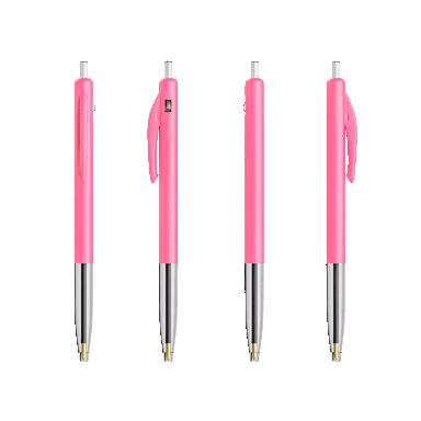 BIC M10 Clic balpen - Roze