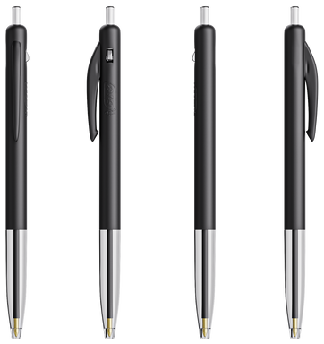 BIC M10 Clic balpen - Zwart