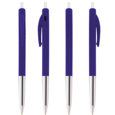 BIC M10 Clic balpen - Blauw