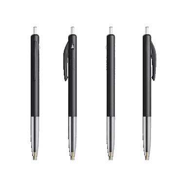 BIC M10 Clic balpen - Zwart
