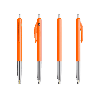 BIC M10 Clic balpen - Oranje