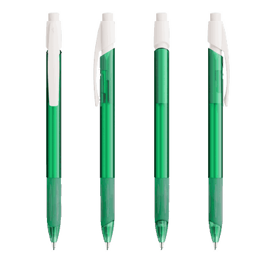 BIC Media Clic Grip Mechanical Pencil - Frosted Dark Green/Frosted White