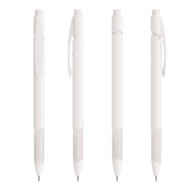 BIC Media Clic Grip Mechanical Pencil - White/Frosted White
