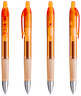 Doorzichtig Oranje / Doorzichtig Oranje / Blauwe Inkt