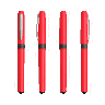 Rot - Chrom - Schwarze Tinte