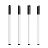 Weiß / Schwarz / Schwarze Tinte
