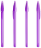 Doorzichtig Paars / Doorzichtig Paars / Blauwe Inkt