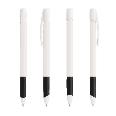 BIC Media Clic Grip Ecolutions ballpoint pen - White/Black