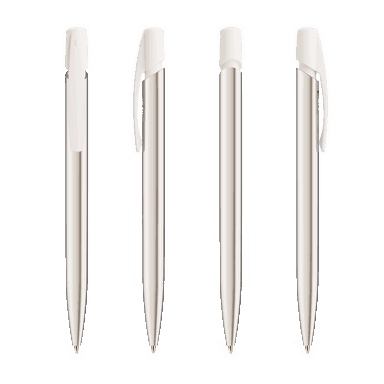 BIC Media Clic Shine ballpen - Silver