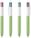 BIC 4 Colours Ballpoint Pen Glacé - Green Glacé - White