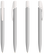 BIC Media Clic Glacé balpen - Zilverglacé