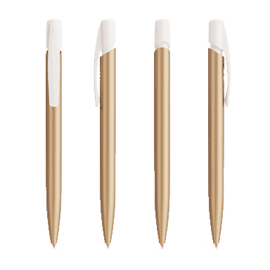 BIC Media Clic Glacé ballpoint pen - Gold Glacé