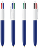 White - navy soft